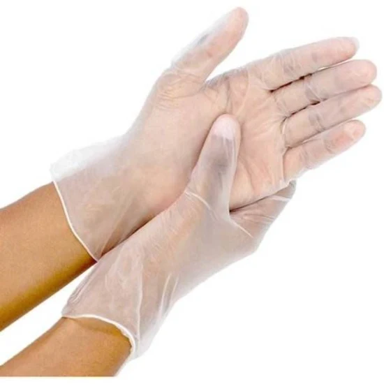 PVC-Handschuhe, 100 Stück, Beutel, Catering, zum Mitnehmen, transparent, verdickt